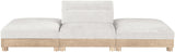 Turin - Chenille Fabric Upholstered Modular Sectional - White