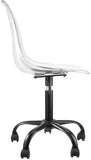 Clarion Office Chair - Stylish Armless Design with Swivel Seat for Effortless Movement and Comfort