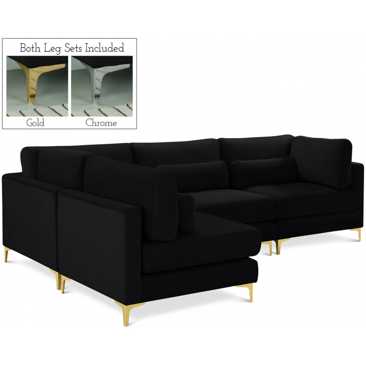 Julia Velvet Modular Sectional