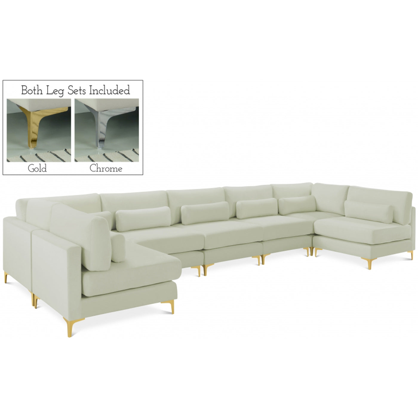 Julia Velvet Modular Sectional