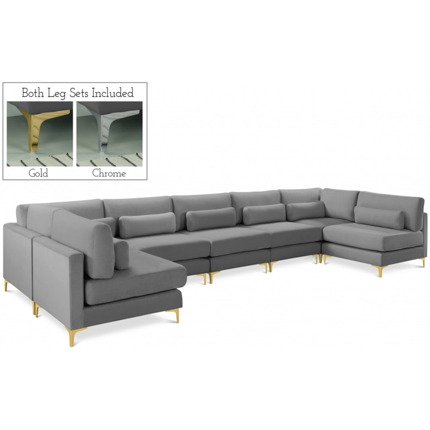 Julia Velvet Modular Sectional