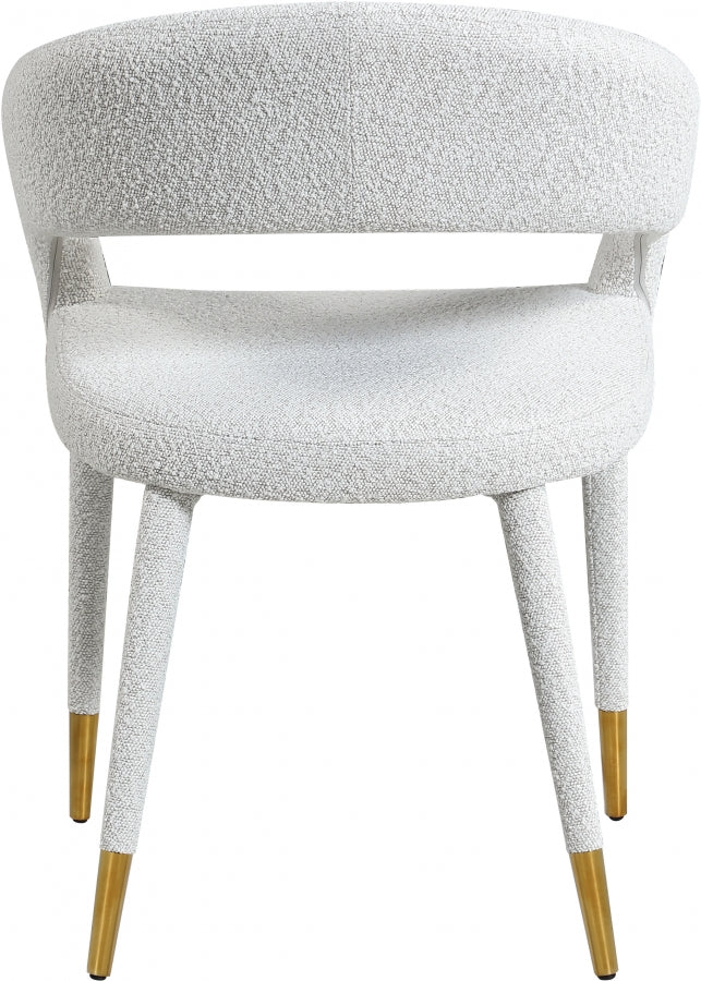 Destiny Boucle Fabric Dining Chair