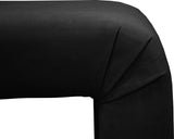 Minimalist Velvet Bench - Contemporary Stylish Seating for Mudroom, Bedroom, or Game Night Fun