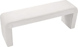 Minimalist Velvet Bench - Contemporary Stylish Seating for Mudroom, Bedroom, or Game Night Fun