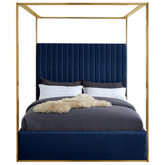 Jones Velvet King Bed