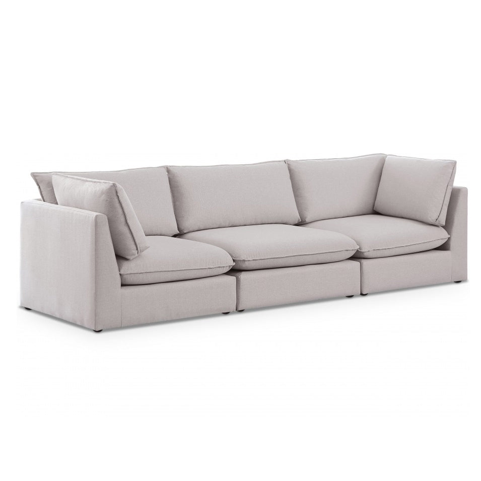 Mackenzie Linen Textured 120" Modular Sofa