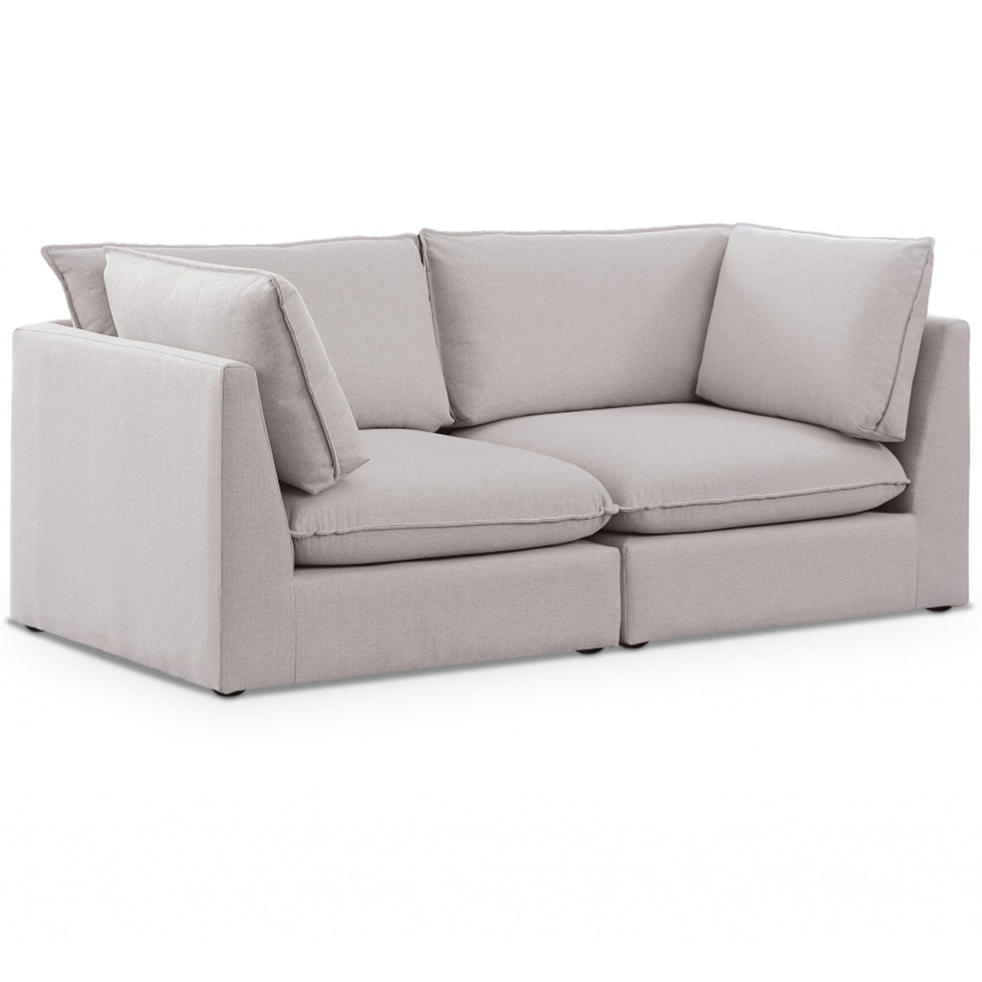 Mackenzie Linen Textured 80" Modular Sofa