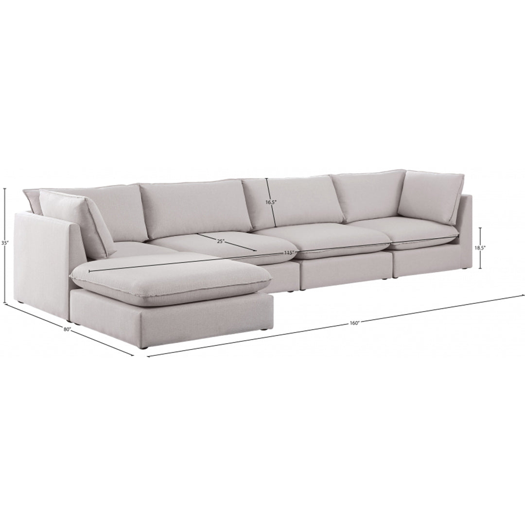 Mackenzie Linen Textured Modular Sectional