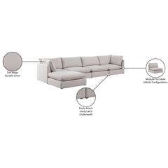 Mackenzie Linen Textured Modular Sectional