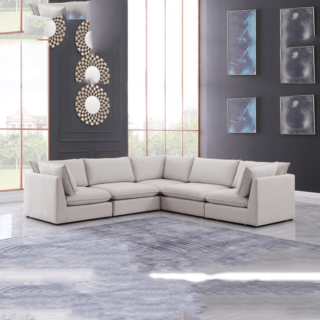 Mackenzie Linen Textured Modular Sectional