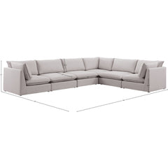 Mackenzie Linen Textured Modular Sectional