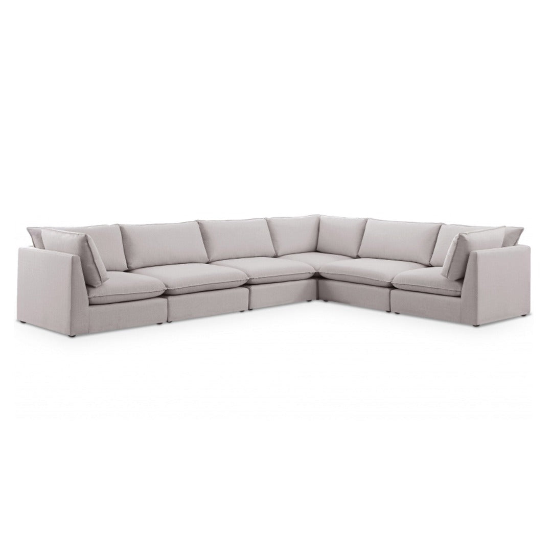 Mackenzie Linen Textured Modular Sectional