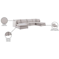 Mackenzie Linen Textured Modular Sectional