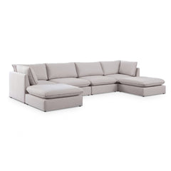 Mackenzie Linen Textured Modular Sectional