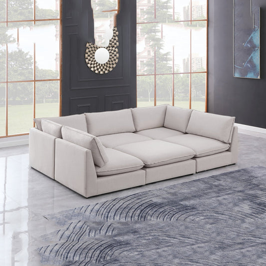 Mackenzie Linen Textured Modular Sectional