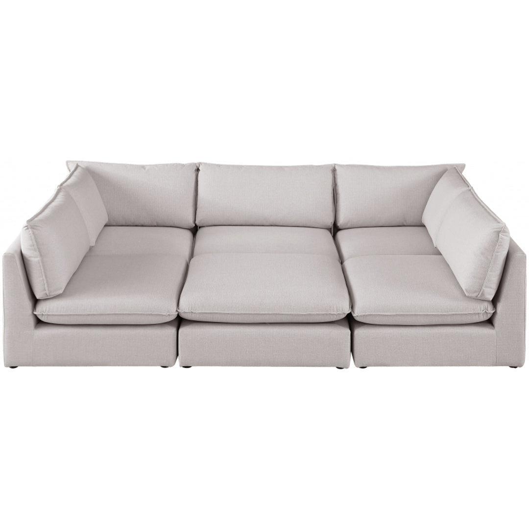 Mackenzie Linen Textured Modular Sectional