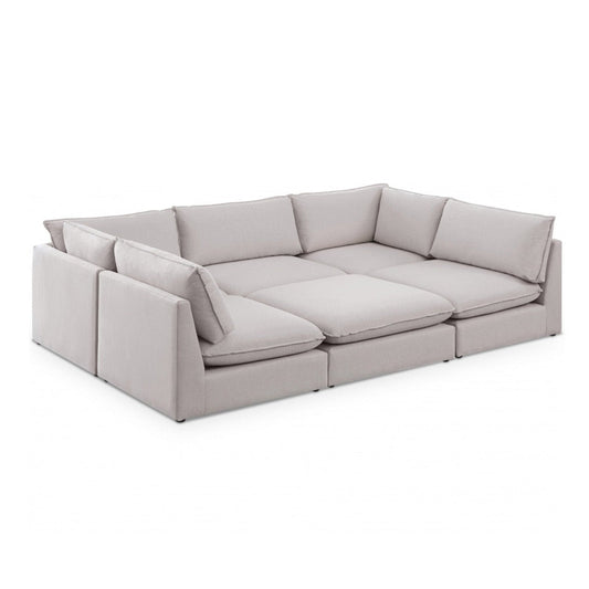 Mackenzie Linen Textured Modular Sectional