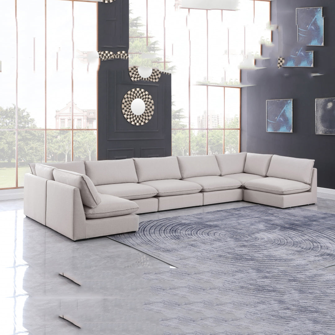 Mackenzie Linen Textured Modular Sectional