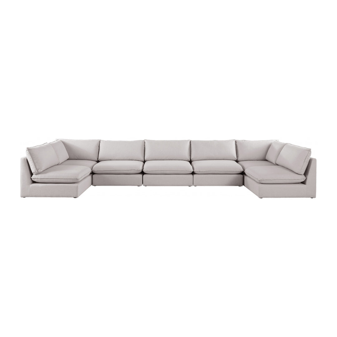 Mackenzie Linen Textured Modular Sectional