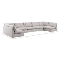 Mackenzie Linen Textured Modular Sectional