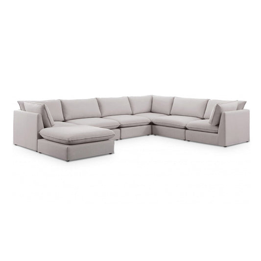 Mackenzie Linen Textured Modular Sectional