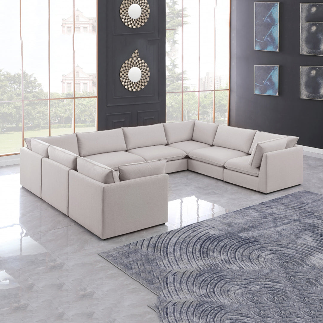 Mackenzie Linen Textured Modular Sectional