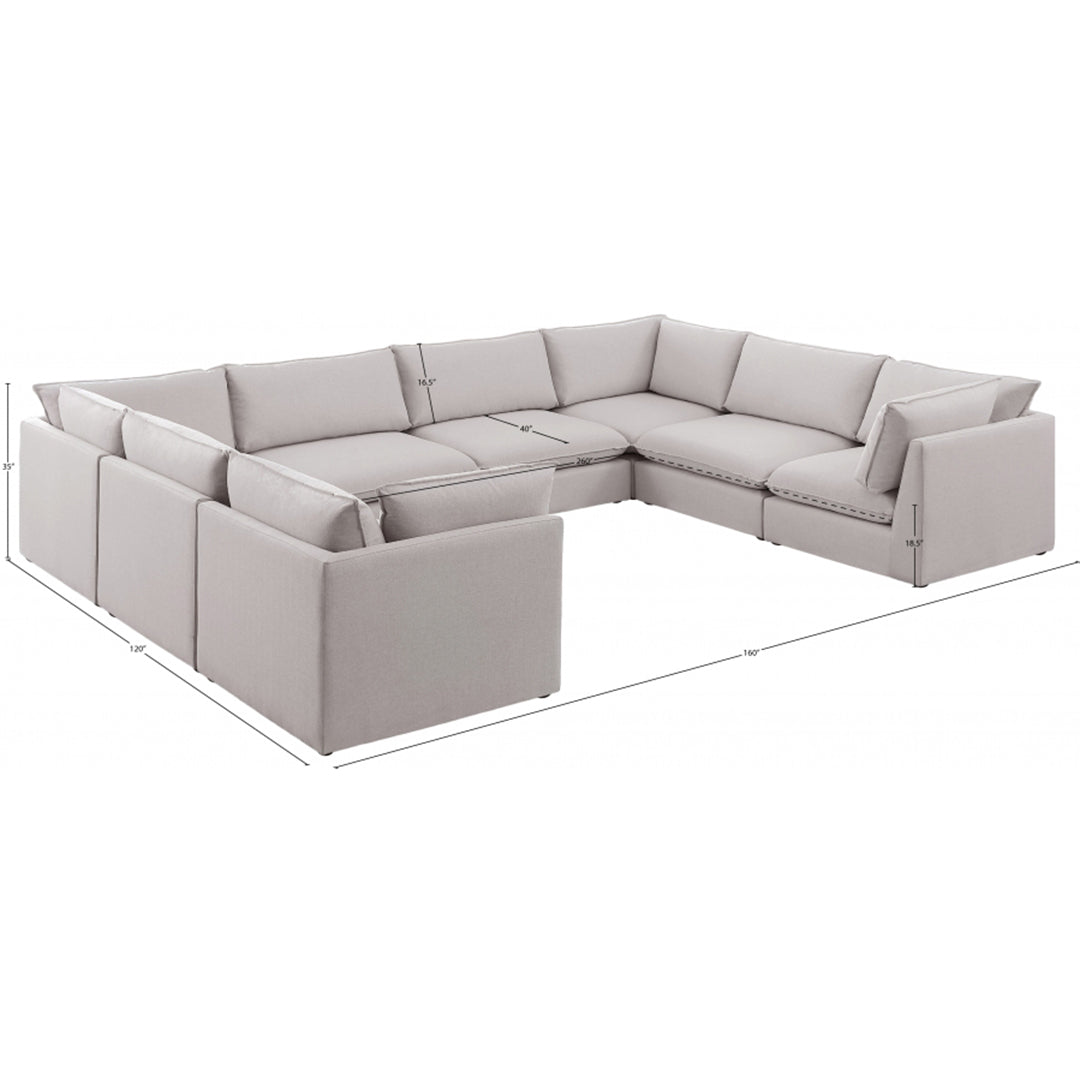 Mackenzie Linen Textured Modular Sectional