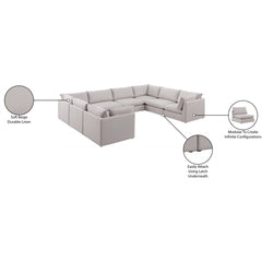 Mackenzie Linen Textured Modular Sectional