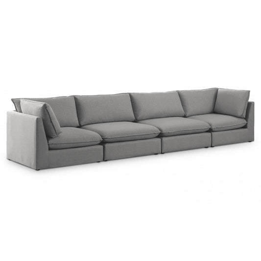 Mackenzie Linen Textured 160" Modular Sofa