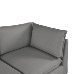 Mackenzie Linen Textured 80" Modular Sofa