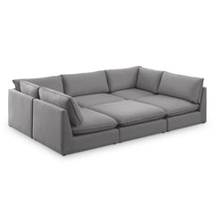 Mackenzie Linen Textured Modular Sectional