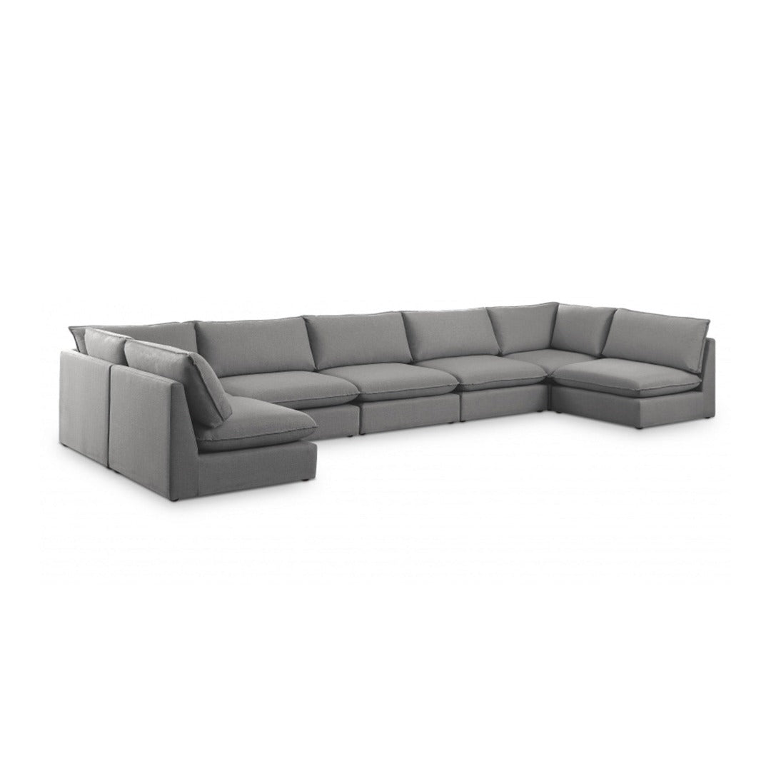 Mackenzie Linen Textured Modular Sectional