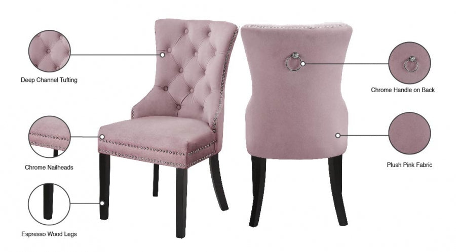 Nikki Velvet Dining Chair