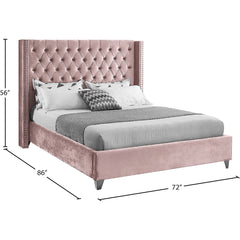 Aiden Velvet Queen Bed