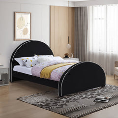 Brody Velvet King Queen Bed