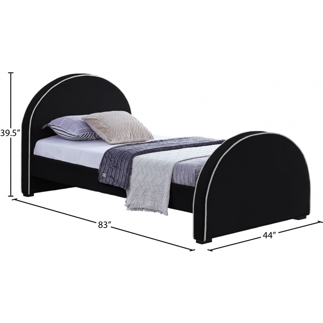 Brody Velvet King Twin Bed