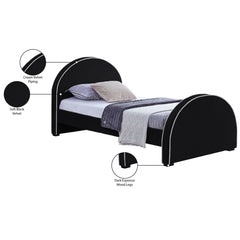 Brody Velvet King Twin Bed