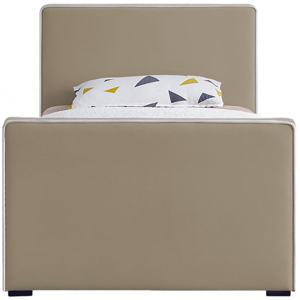 Dillard Velvet Twin Bed