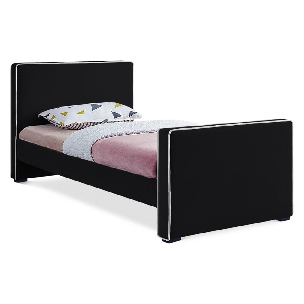 Dillard Velvet Twin Bed