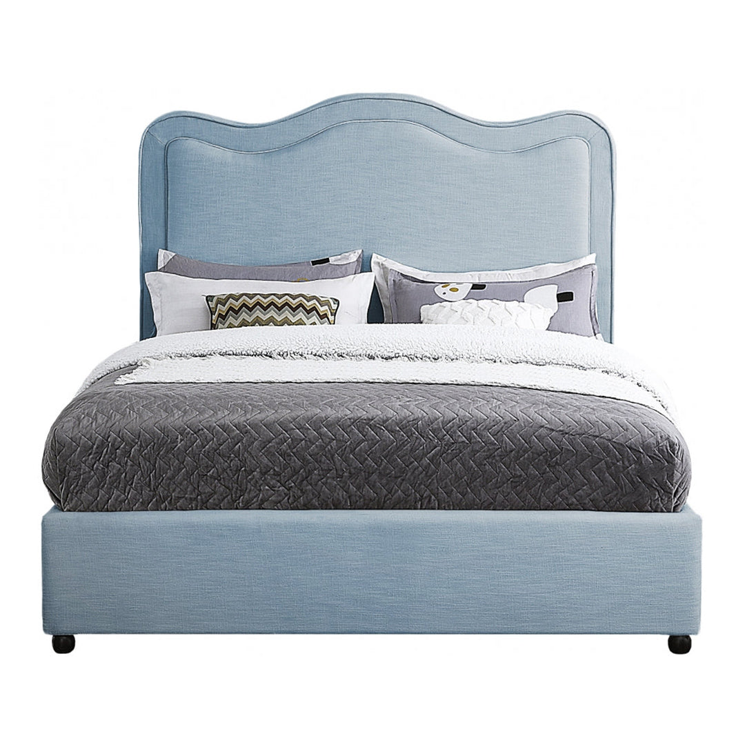 Felix Linen Textured Fabric Queen Bed