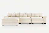 DESEO 130" 3-Seater with 1 Ottoman
