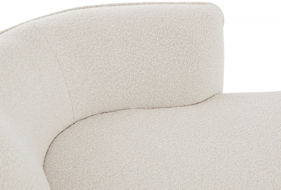 Hilton Boucle Fabric Chaise Lounge