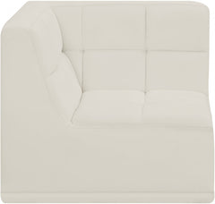 Relax Velvet Modular Corner Chair