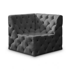 Tuft Velvet Modular Corner Chair