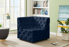 Tuft Velvet Modular Corner Chair