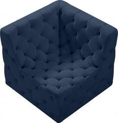 Tuft Velvet Modular Corner Chair