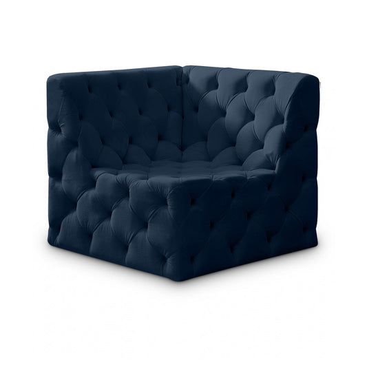 Tuft Velvet Modular Corner Chair