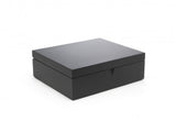 Tea box 6-compartments Bamboo, black