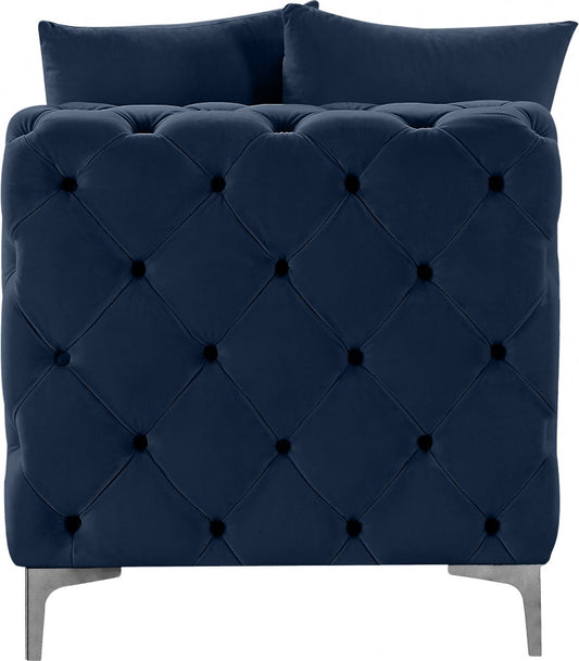 Tremblay Velvet Modular Armless Chair