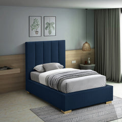 Pierce Twin Linen Textured Bed